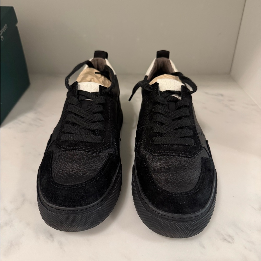 Paul Green Black Leather Walking Shoes: 7.5